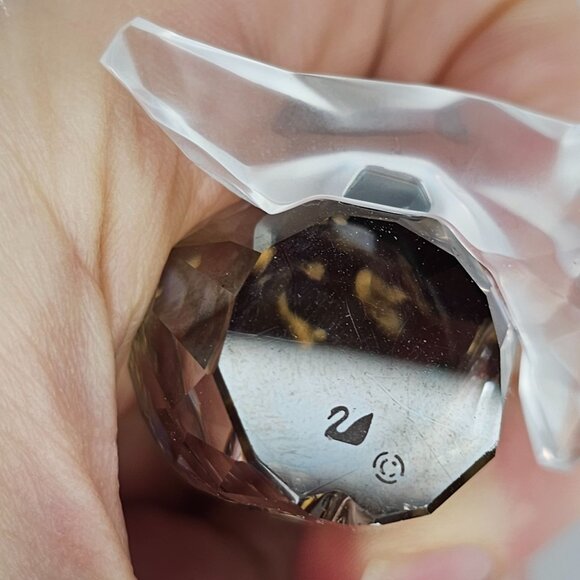 Swarovski Crystal Owl Figurine Medium Brown #1003326 Austria - Picture 6 of 8